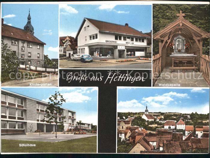 Hettingen Buchen Kindergarten Schulhaus Waldkapelle
