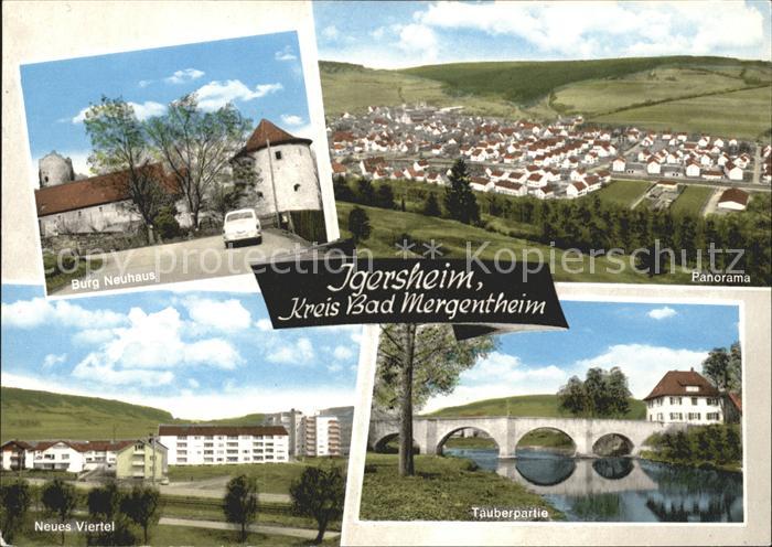 Igersheim Tauberpartie Neues viertel Burg Neuhaus