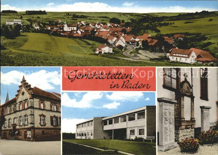 Gerichtstetten Denkmal Dorf