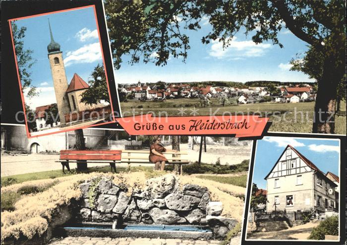 Heidersbach Dorfansicht Turm