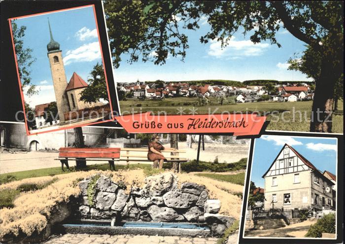 Heidersbach Dorfansicht Turm