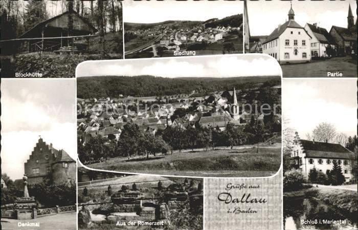 Dallau Schloss Mariental Denkmal Siedlung
