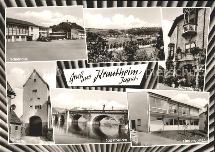 Krautheim Jagst Schule Kindergarten Jagstbruecke Stadttor