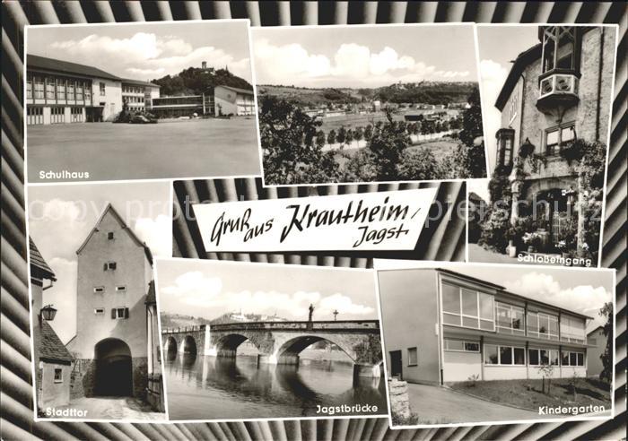 Krautheim Jagst Schulhaus Kindergarten Stadttor Jagstbruecke