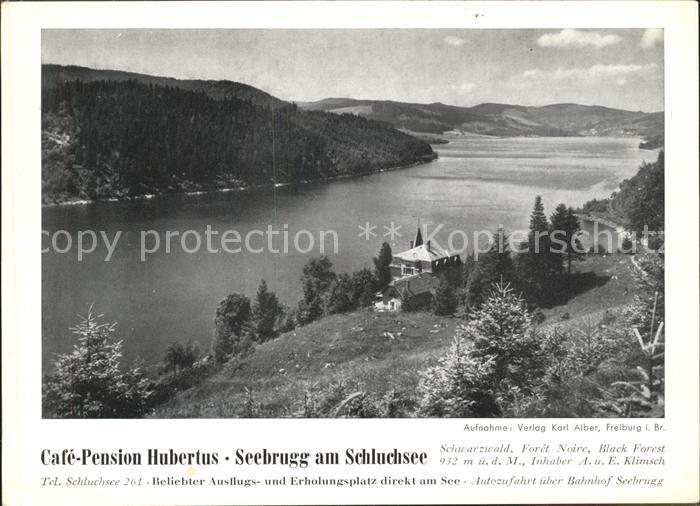 Seebrugg Schluchsee Cafe-Pension Hubertus