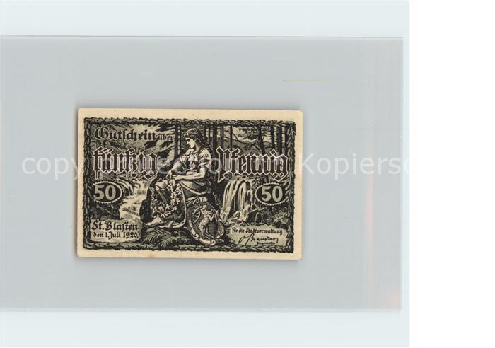 St Blasien Fuenfzig Pfennig