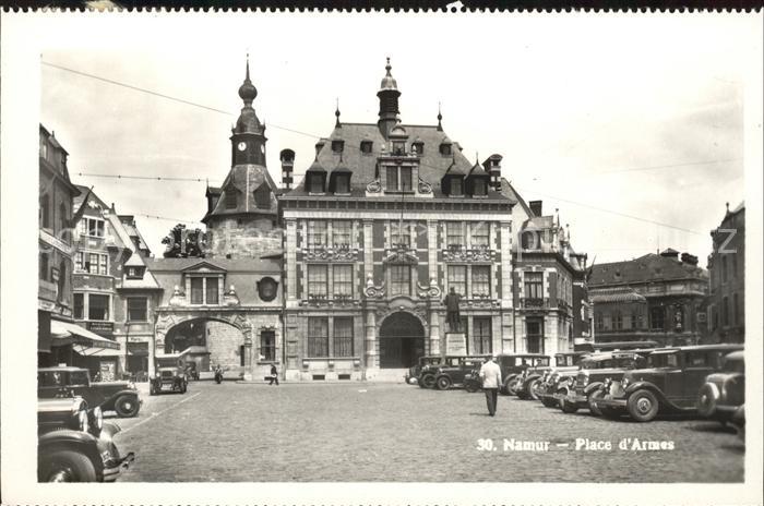 Namur Wallonie Place d`Armes Autos