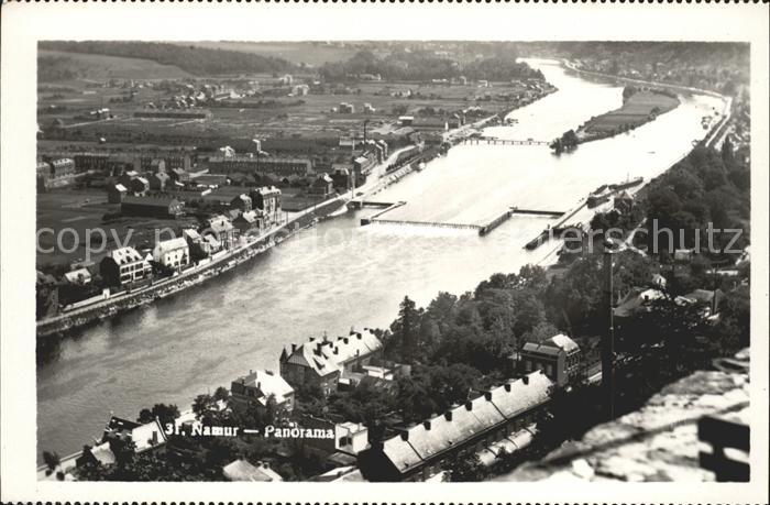 Namur Wallonie Flusspanorama