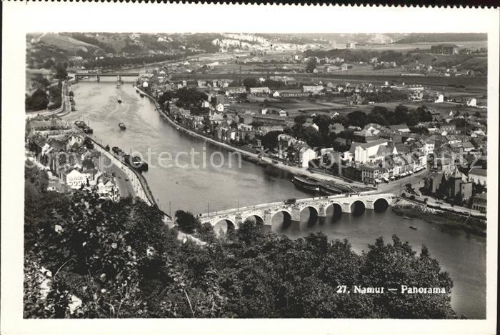 Namur Wallonie Flusspanorama