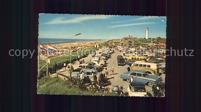 Egmond aan Zee Strand Promenade Autos