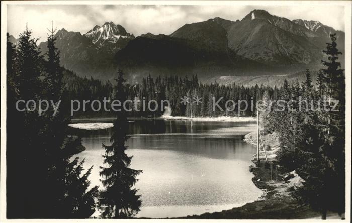 Vysoke Tatry Bergsee Hohe-Tatra