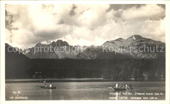 Vysoke Tatry Bergsee Hohe-Tatra