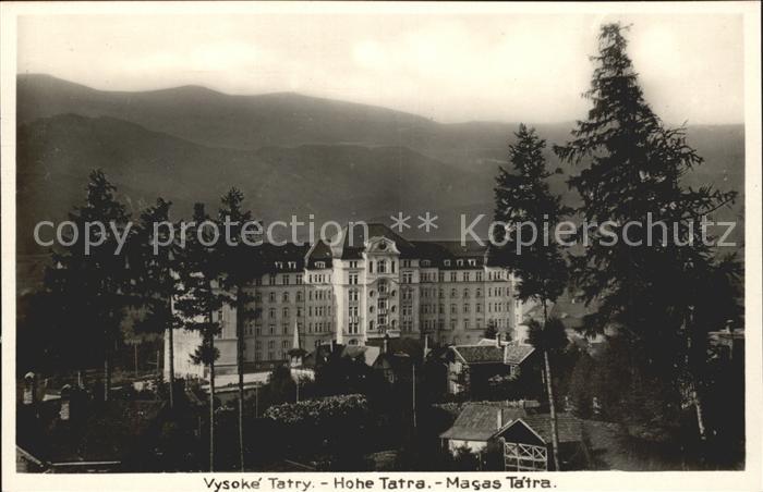 Vysoke Tatry Palace Sanatorium Hohe-Tatra