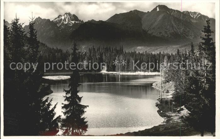 Vysoke Tatry Bergsee Hohe Tatra