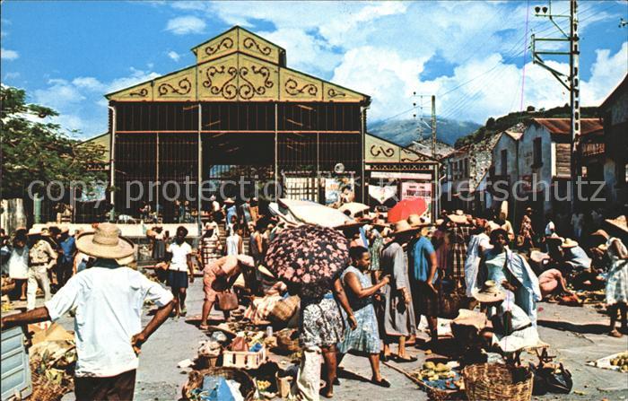 Dominikanische Republik Market Place in St. Pierre