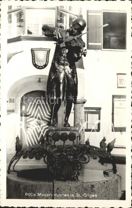 St Gilgen Salzkammergut Mozartbrunnen