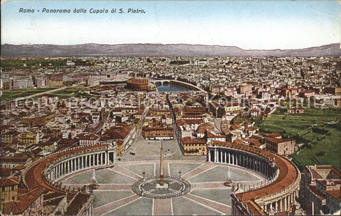 Rom Roma Panorama dalla Cupola di S. Pietro