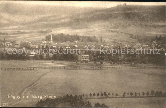 Pagny-sur-Moselle mit Burg Preny