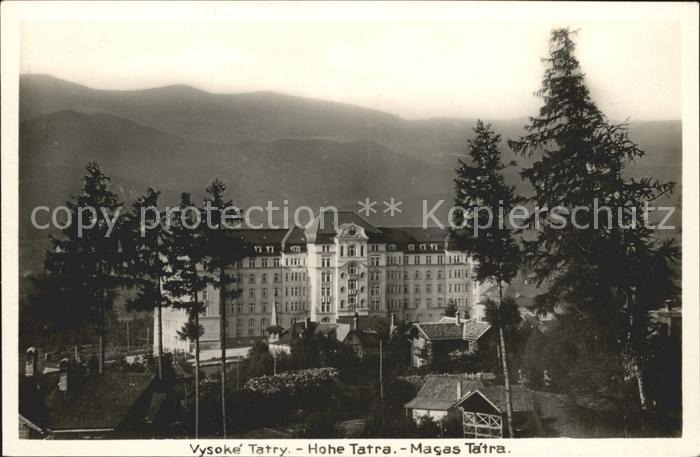 Tatry Vysoke Gebirge Palace Sanatorium