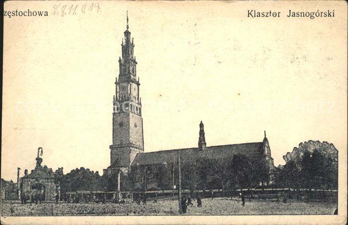 Czenstochau Schlesien Klasztor Kirche