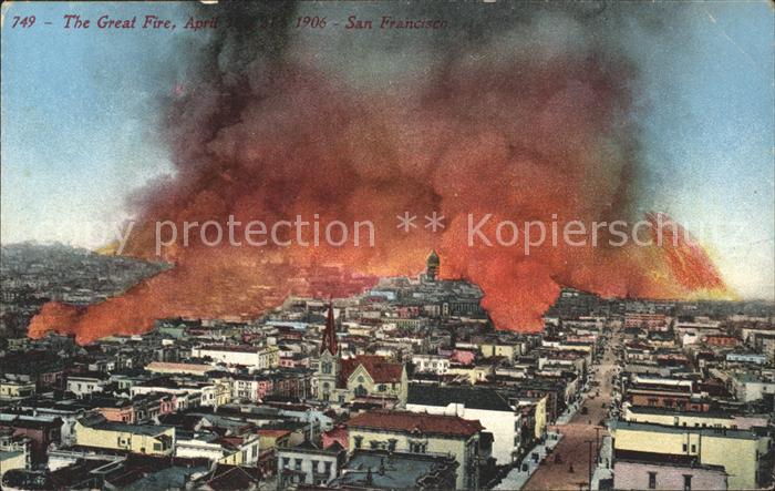 San Francisco California Feuer