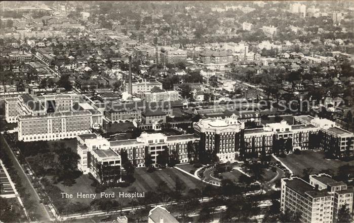 Detroit Michigan Fliegeraufnahme Henry Ford Hospital