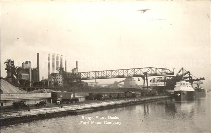 Detroit Michigan Ford Motor Company Rouge Plant Docks