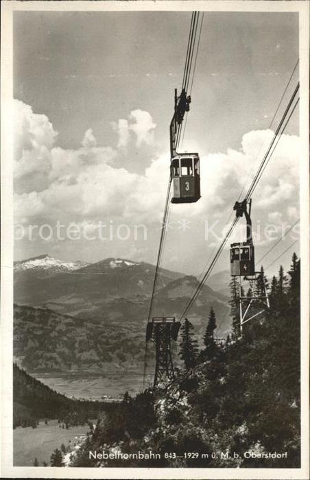 Seilbahn Nebelhornbahn Oberstdorf