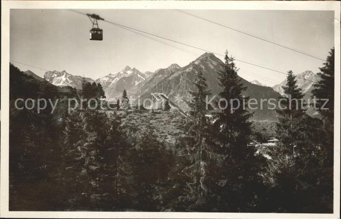 Seilbahn Nebelhornbahn Oberstdorf Trettachspitze Himmelschroffen