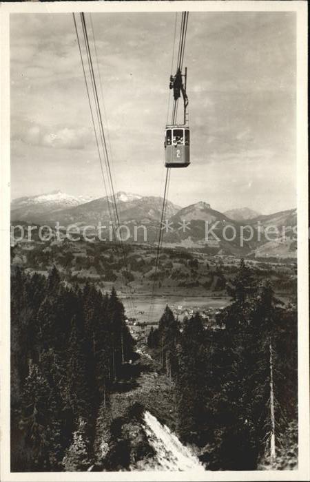 Seilbahn Nebelhornbahn Oberstdorf Hohen-Ilfen Go