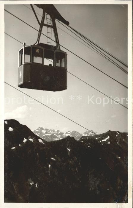 Seilbahn Nebelhornbahn Oberstdorf Mädelegabel Bi