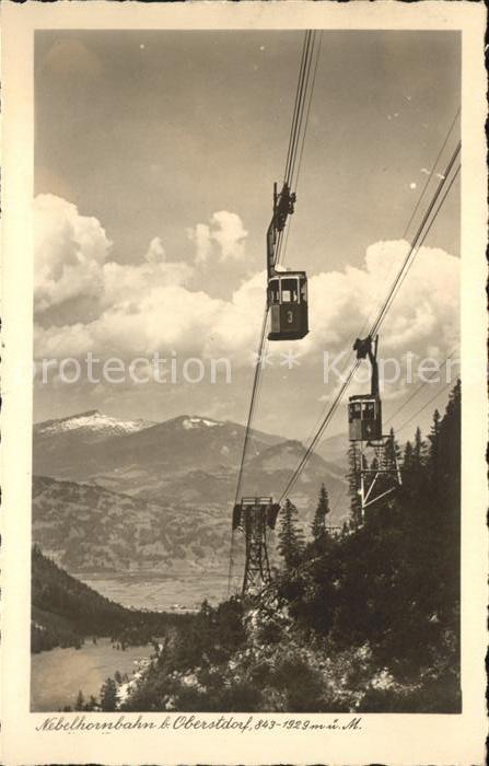 Seilbahn Nebelhorbahn Oberstdorf