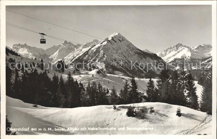Seilbahn Nebelhornbahn Oberstdorf Sprungschanze