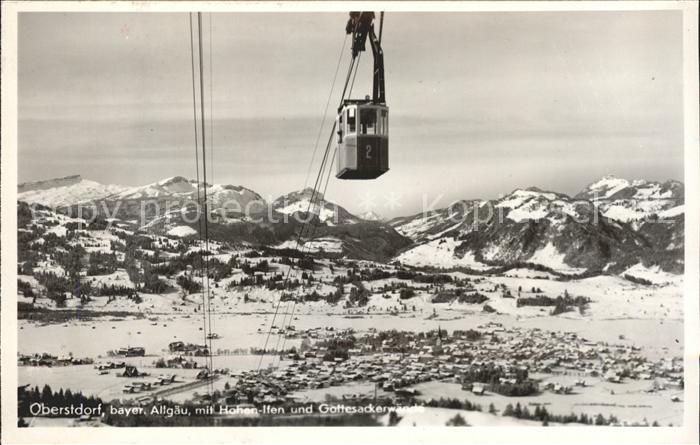 Seilbahn Oberstdorf Hohen-Ilfen Gottesackerwände