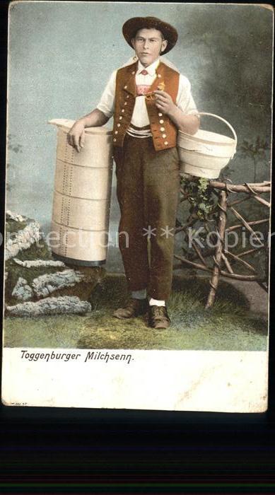 Trachten Schweiz Toggenburg Milchsenn