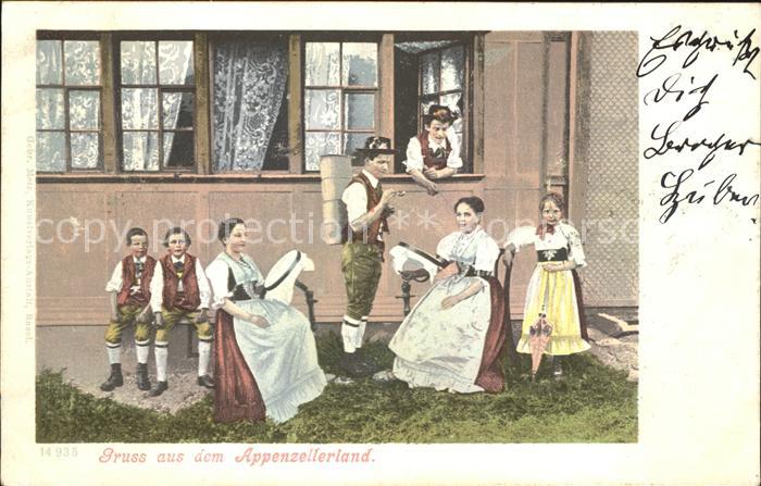 Trachten Schweiz Appenzell Stickrahmen
