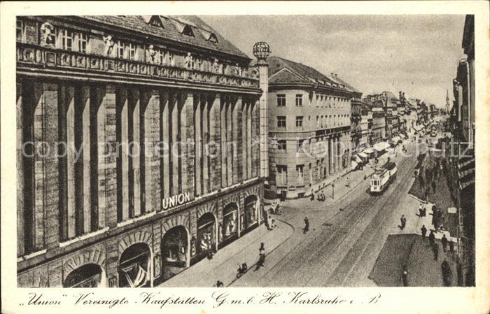 Strassenbahn Karlsruhe Union Vereinigte Kaufstaetten GmbH