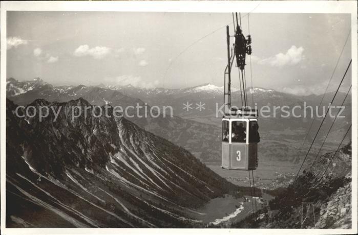 Seilbahn Nebelhornbahn Oberstdorf Widderstein Ho