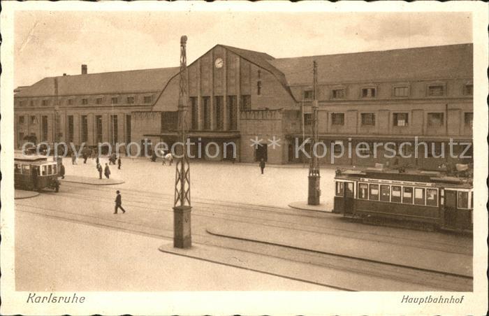 Strassenbahn Karlsruhe Hauptbahnhof