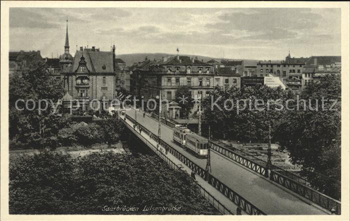 Strassenbahn Saarbrücken Luisenbrücke