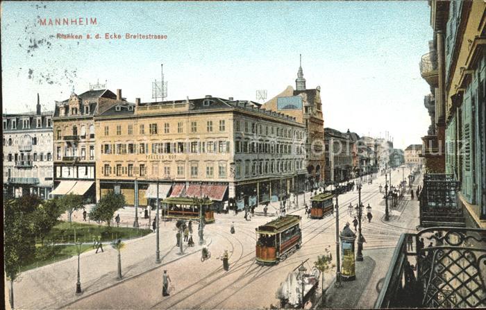 Strassenbahn Planken Ecke Breitestrasse