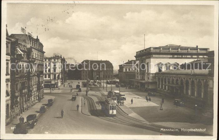 Strassenbahn Mannheim Hauptbahnhof