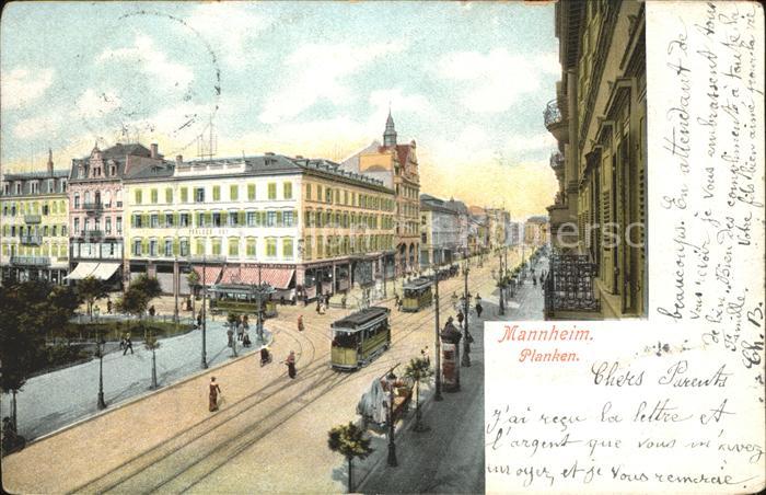 Strassenbahn Mannheim Planken