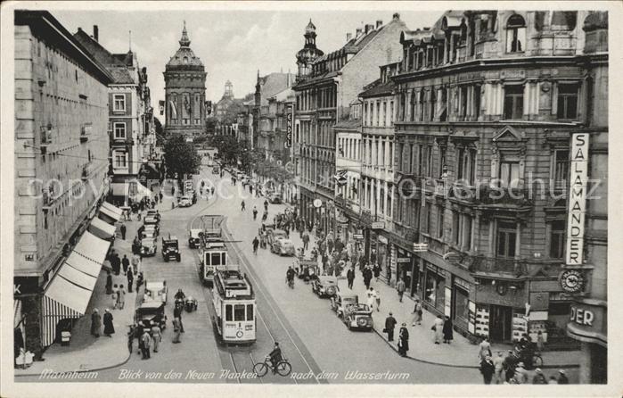 Strassenbahn Mannheim Wasserturm