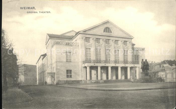 Theatergebaeude Weimar Grossherzogliches Theater