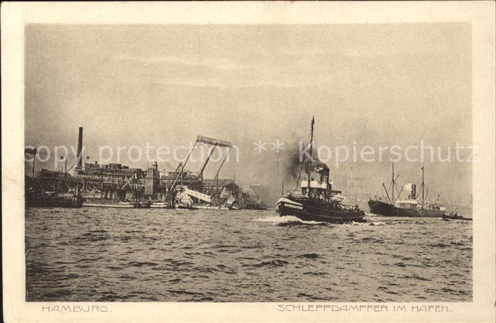 Dampfer Binnenschifffahrt Hamburg Schleppdampfer Hafen