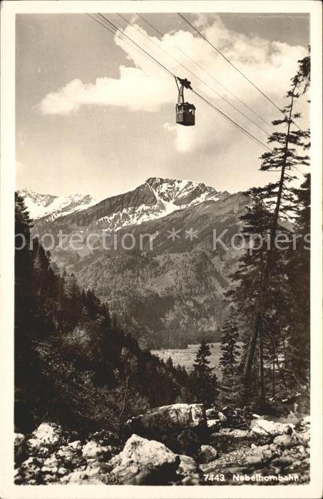 Seilbahn Nebelhornbahn Faltenbachtobel Oberstdor