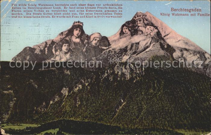Berggesichter Berchtesgaden König Watzmann mit Famili