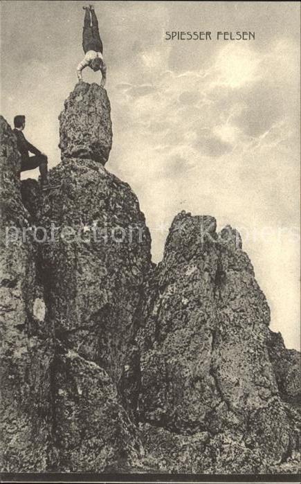 Bergsteigen Klettern Spiesser Felsen Artist