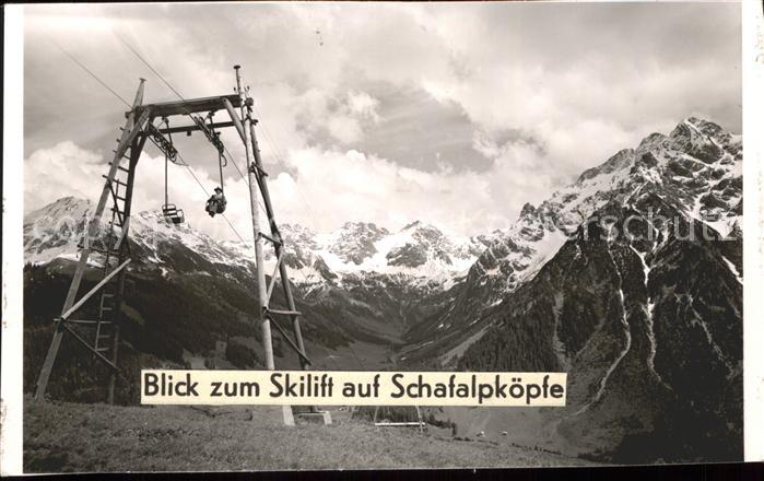 Sessellift Schafalpkoepfe Mittelberg